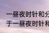一昼夜时针和分针垂直共有多少次 关于一昼夜时针和分针垂直共有多少次