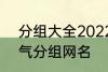 分组大全2022最新版的 高冷二字霸气分组网名