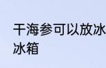 干海参可以放冰箱吗 干海参能不能放冰箱