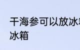 干海参可以放冰箱吗 干海参能不能放冰箱