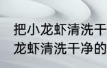 把小龙虾清洗干净的最简单方法 把小龙虾清洗干净的最简单方法介绍