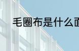 毛圈布是什么面料 什么是毛圈布