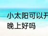 小太阳可以开一夜安全吗 小太阳开一晚上好吗