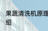 果蔬清洗机原理 果蔬清洗机的原理介绍