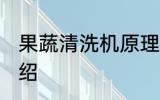 果蔬清洗机原理 果蔬清洗机的原理介绍