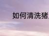 如何清洗猪肚子 猪肚清洗方法