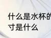 什么是水杯的标准尺寸 水杯的标准尺寸是什么