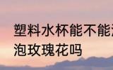 塑料水杯能不能泡玫瑰花 塑料水杯能泡玫瑰花吗